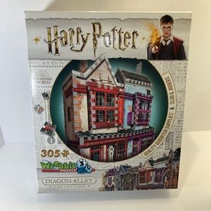 WREBBIT 3D Harry Potter Diagon Alley Quidditch Supplies & Slug & Jigger Puzzle